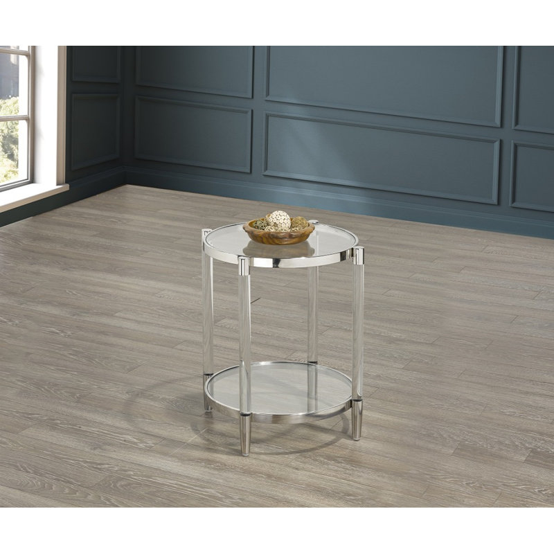 Table d'appoint Lark - Argent, Argent