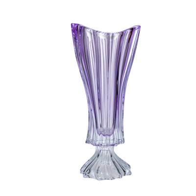 Vase de table en cristal 15,5 po Daines