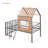 Metal Twin Size Loft Bed With Charming , Rails & Roof Delightful Features-265860578