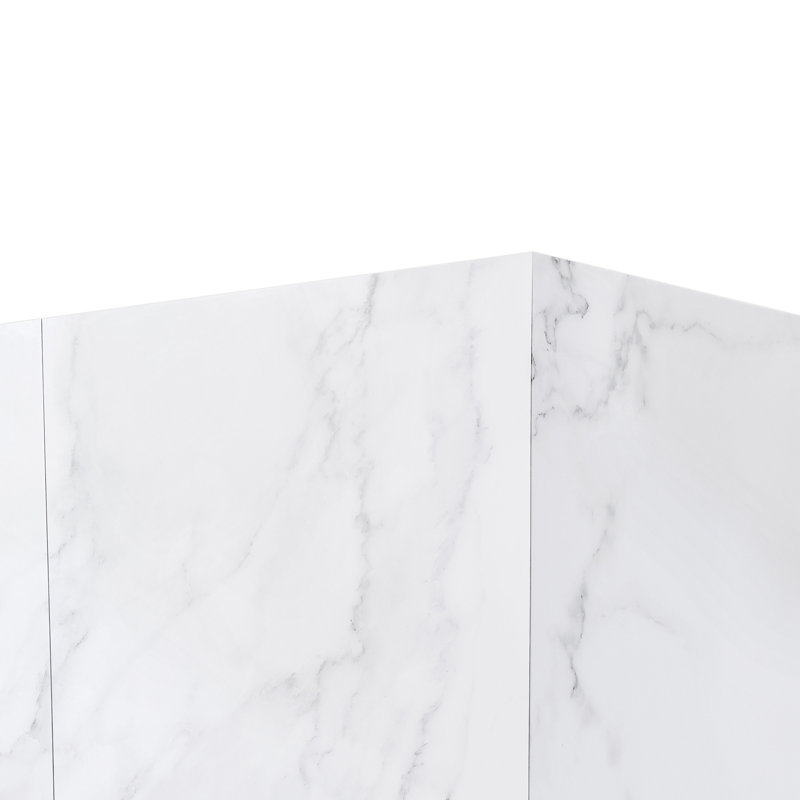 Cabine de douche rectangulaire OVE, Blanc