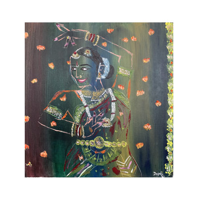 Dance Is A Conversation Between Body & Soul | Painting By Deepali Bhanushali | Oil On Canvas