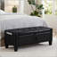 Banc de rangement avec repose-pieds et capitonnage-129894721-129894724
