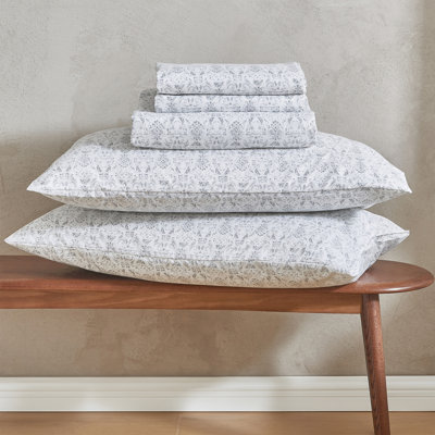 Ultra-Soft Floral Printed Microfiber Sheet Set