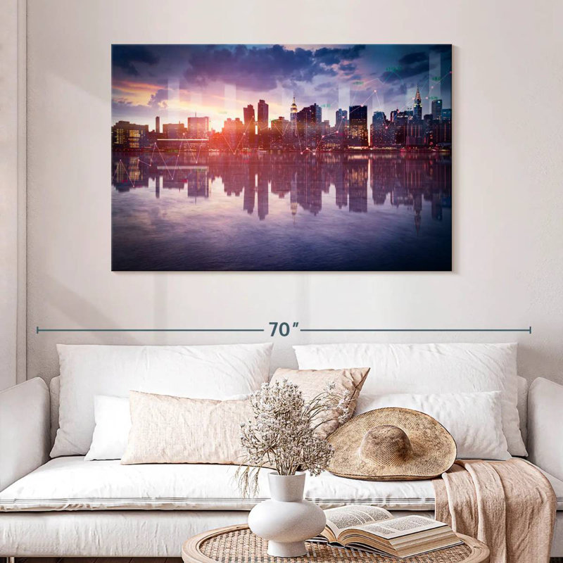 Ravi New York Abstract, 32" H x 48" W