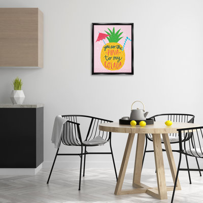 "Pina To My Colada", art mural encadré par Lisa Barlow