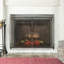 Pare-feu moderne en fer, fini mat - 102,6 cm (l) x 77,2 cm (h), design élégant et raffiné