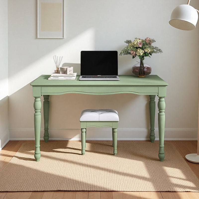 Bureau d'étude en pin vert, H 29,52 po x l 39,37 po x P 19,68 po