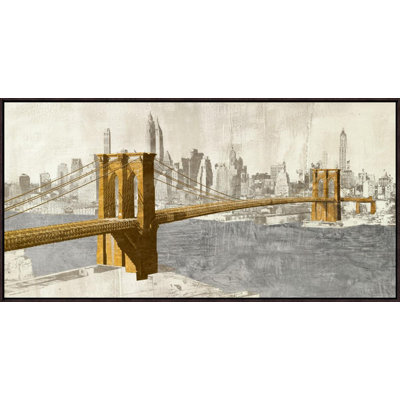 " Gilded Brooklyn Bridge " by Joannoo