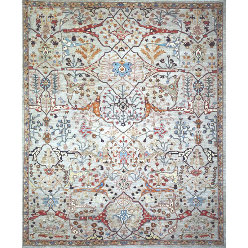 Transitional One-of-a-Kind Rectangle 8' X 9'9" Wool Area Rug