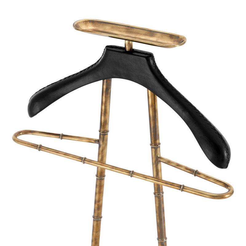 20'' Metal Industrial Pipe Clothing Rack, Gold