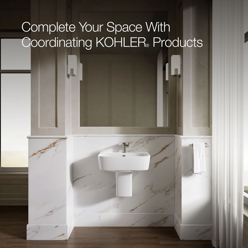 ModernLife™ Wall Mount Bathroom Sink, Single