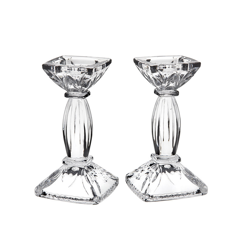 Pauline Small Crystal Candlestick