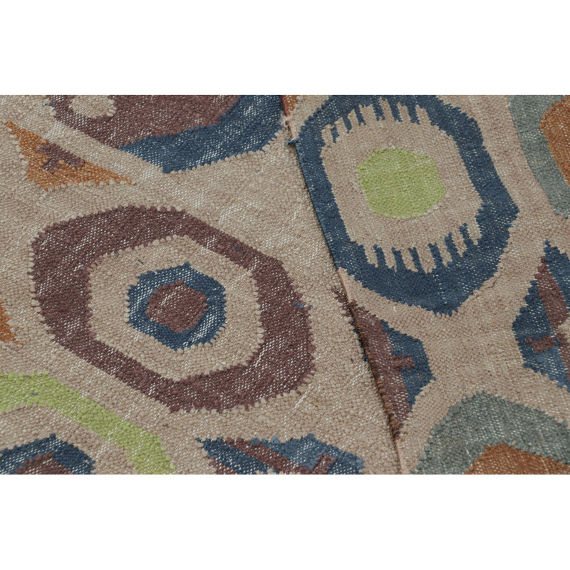 Rug & Kilim’S Modern Classics Flatweave Rug In Cream-Beige With Ikats Patterns