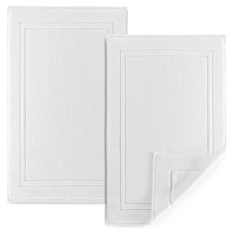 Cotton Bath Mat, White