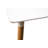 Danyail Rectangular with Solid Wood Base Dining Table