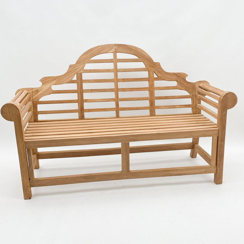 Norita Teak Traditional Bench, 105cm H x 162cm W x 60cm D