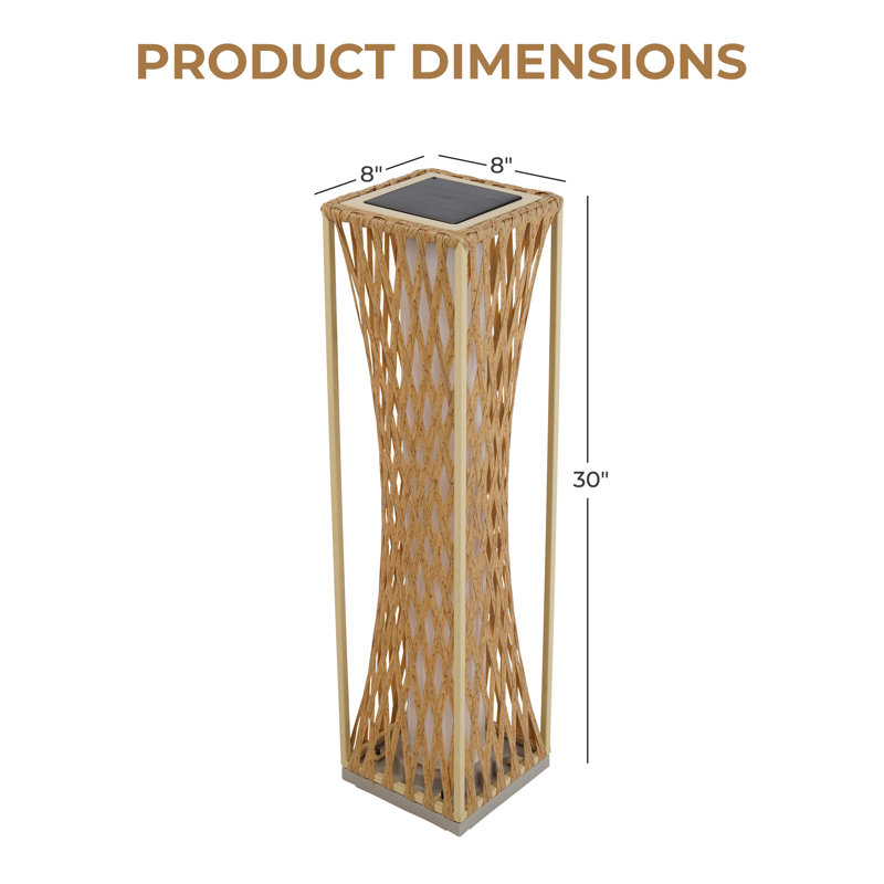 30'' Integrated LED Outdoor Floor Lamp, Natural