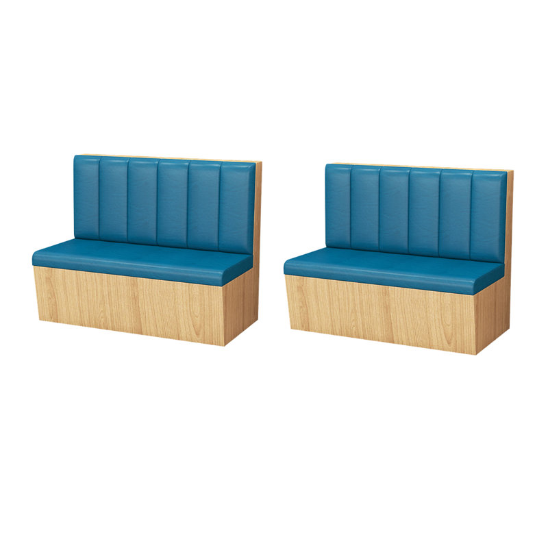 Bancs de restaurant nordiques modernes simples, Bleu