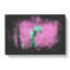 Green Seahorse - Wrapped Canvas-61887084