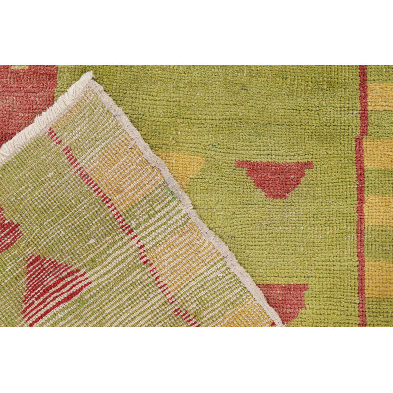 One-of-a-Kind Rectangle 3'2" X 4'7" Hand Knotted Area Rug