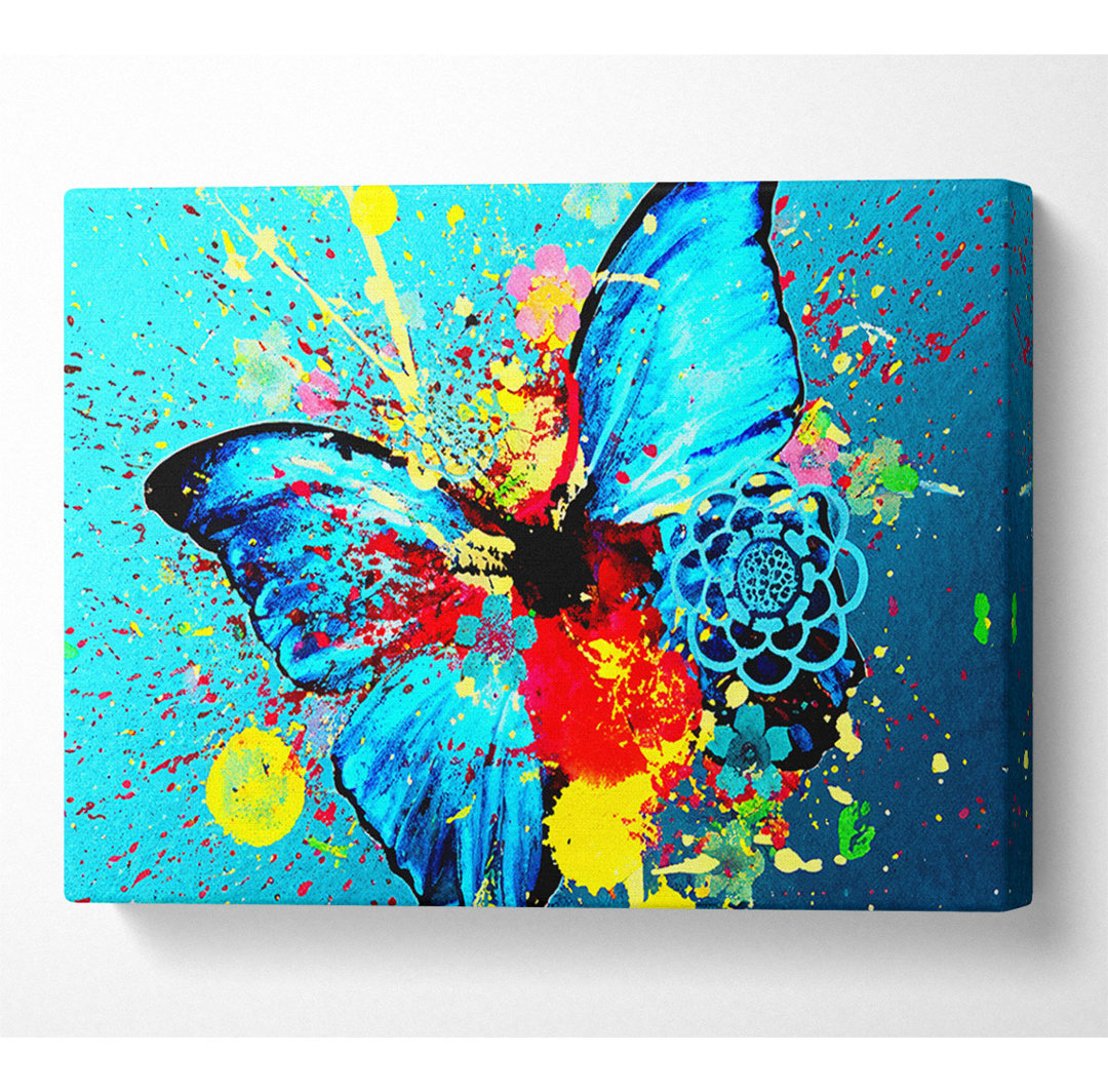 Schmetterling Splash - Druck