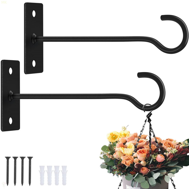 Crochets pour plantes 2Pack Support à plante suspendu 6Inch