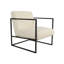 Fauteuil rembourré en métal de 25,75 po de large Seat4U-894222380