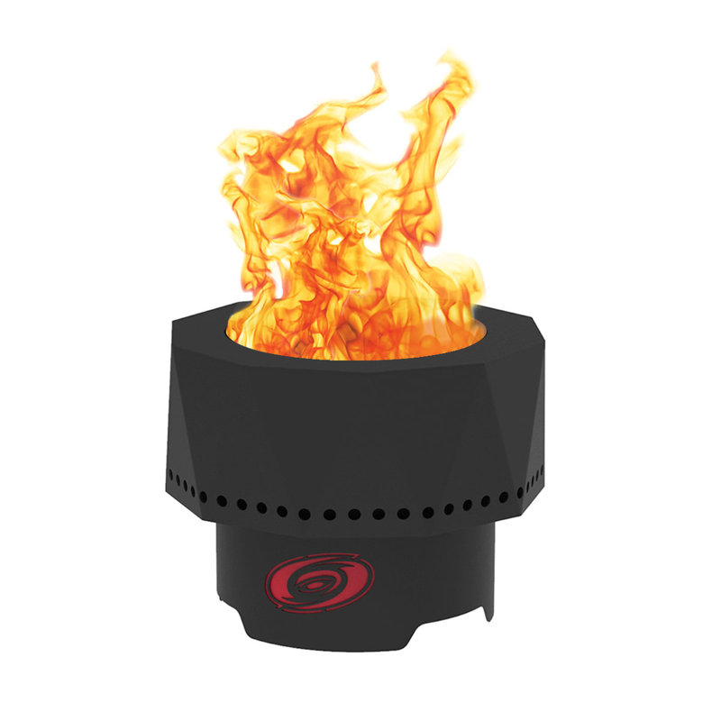 Steel Wood Burning Fire Pit, Carolina Hurricanes