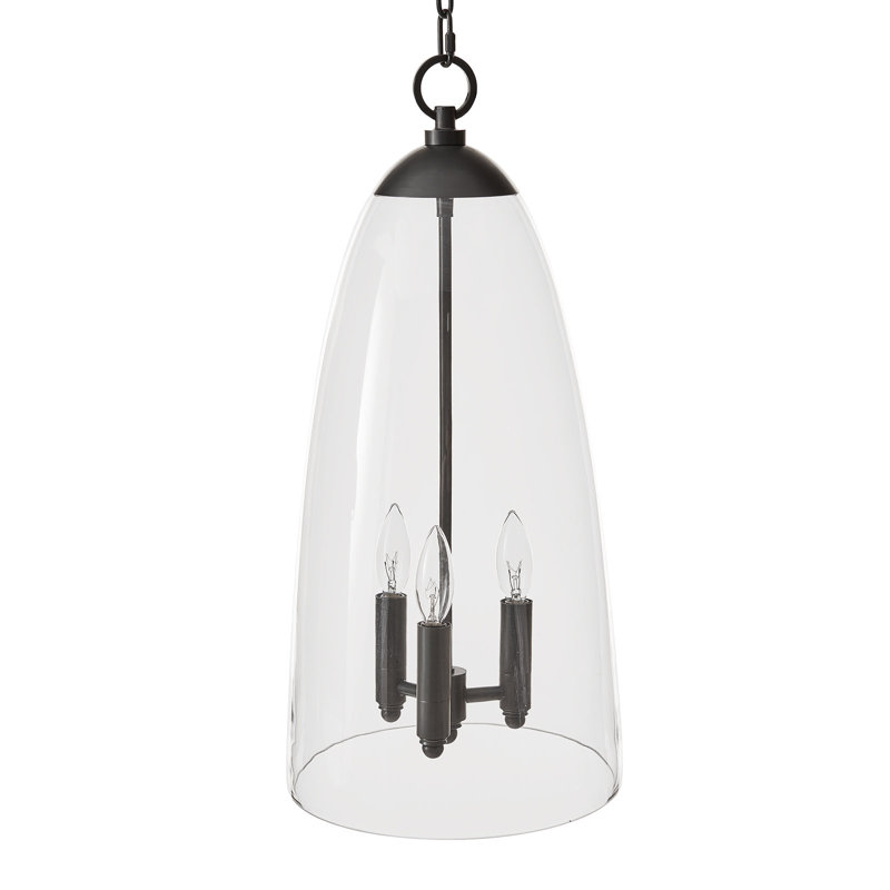 Maiden Glass Pendant, Oil Rubbed Bronze