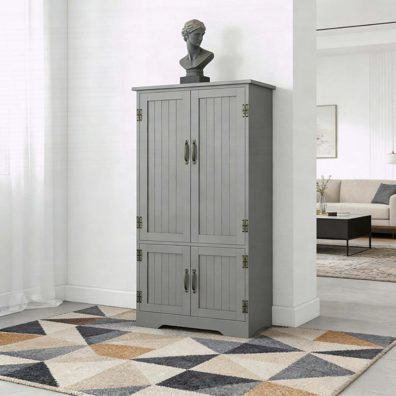Armoire de rangement Farmhouse, Gris