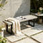 Banc de patio en bois d'acacia-129028193