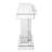 Stonebraker 47'' Glass Top Console Table