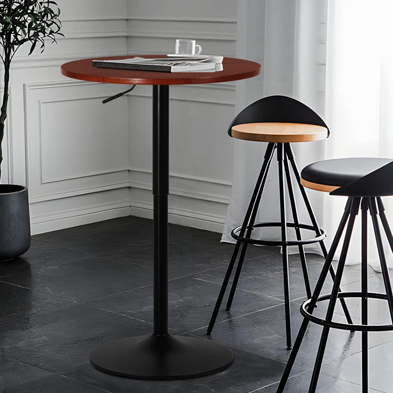 Round Metal Base Dining Table