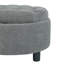 Table basse ronde avec rangement 25 pouces-9434483