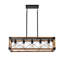 Retro 5- For All Situations - Rust- Material, Adjustable Boom Height, Ceiling Lighting Style Purposes Rust , Fixture