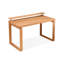Bureau rectangulaire brun en bois massif-1232333141