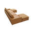 Canapé modulaire en cuir rembourré-130841080