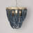 2-Tier Draped Wood Bead Chandelier-1183867050