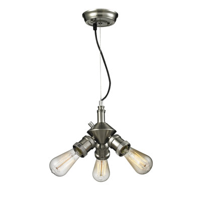 Lustre sphérique à 3 lumières