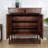 New Chinese style partitioned storage shoe cabinet