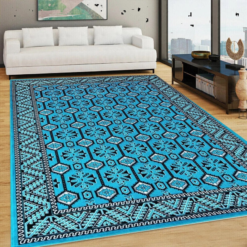 Luxury Large Traditional Rugs Modern Living Room Hallway Rug Bedroom Carpet Mat, Runner 60 x 220 cm