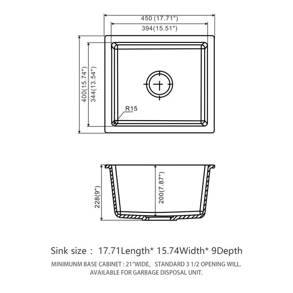 Dimensions du produit
