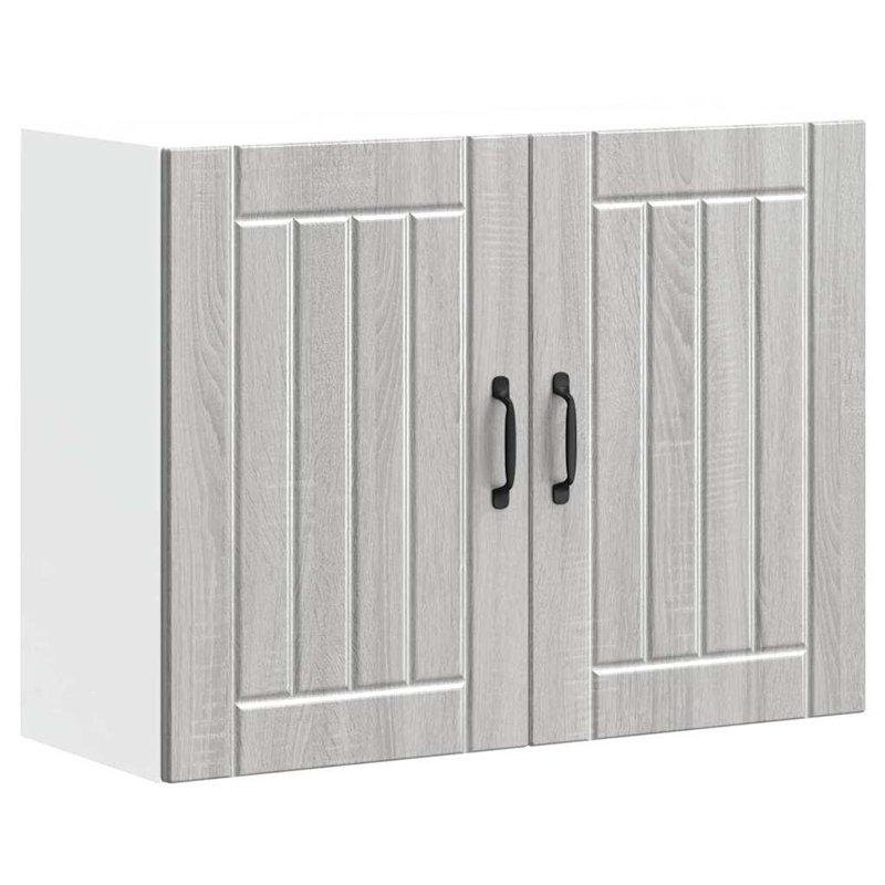 Standard Wall Cabinet, grey sonoma, 60cm H x 80cm W x 31cm D