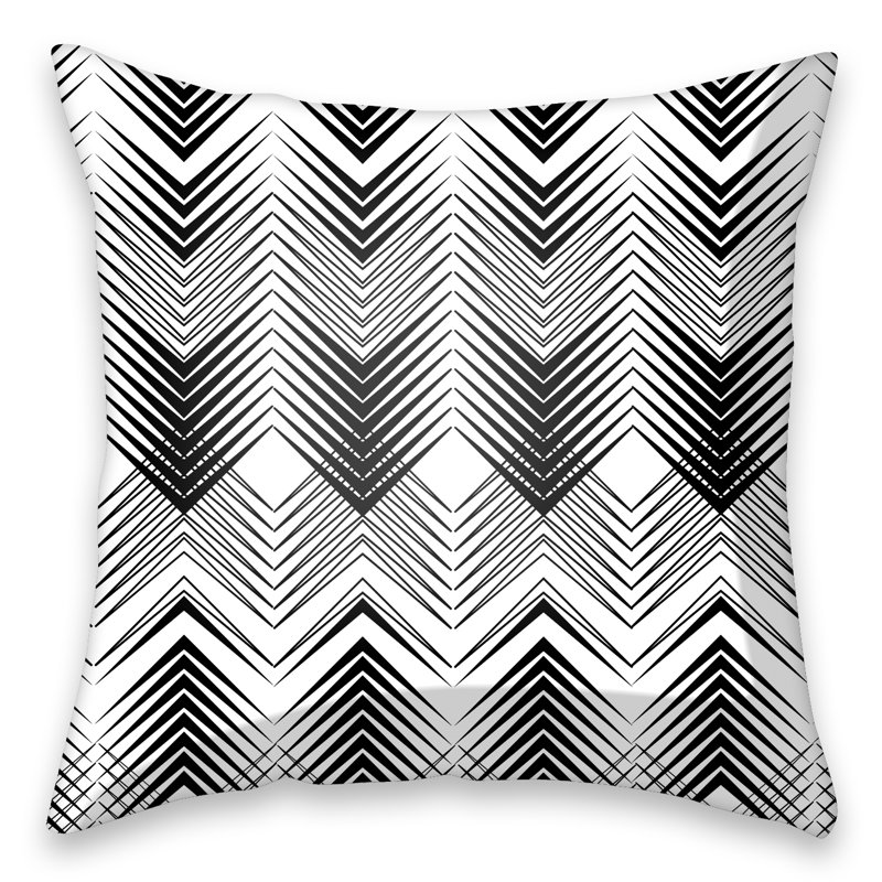 Kaleigh Chevron Square Pillow Cover, 50 x 50cm