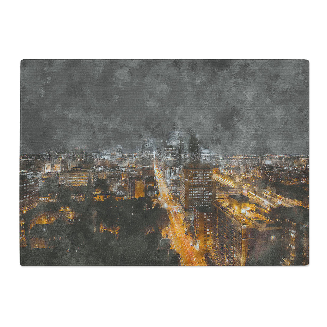 Montreal Skyline Vol.3 Painting Chopping Board