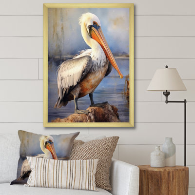 Majestic Pelican III - Pelican Canvas Wall Art