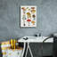 "Epic Graffiti" Forest Mushroom 2 C "par Farida Zaman, art mural sur toile, 12 po x 16 po-1974222981