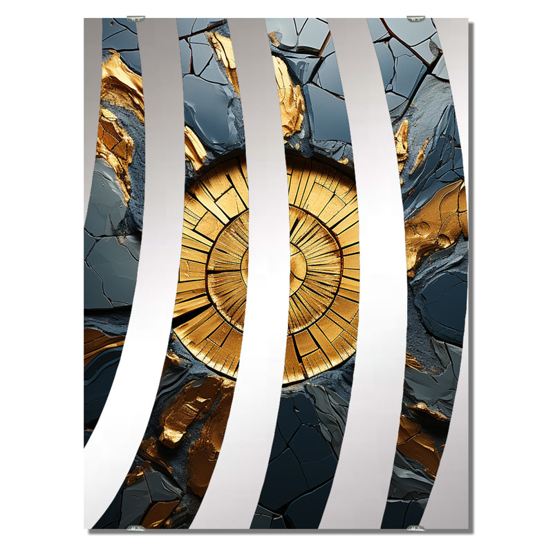 Mosaic Tiles I - Miroirs muraux décoratifs à carreaux abstraits MIR137117, 40 po x 30 po