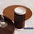 Modern Rotating Round Storage Coffee Table Set