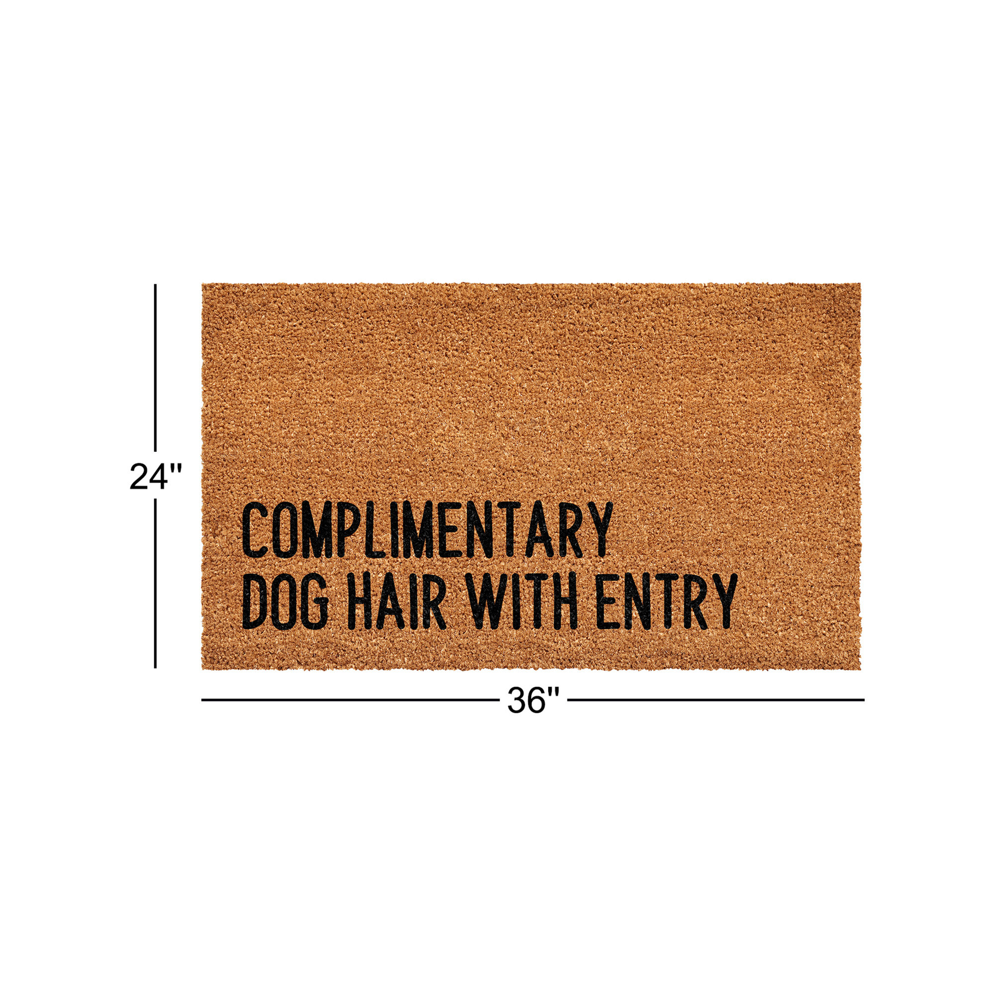 Coda Non-Slip Indoor/Outdoor Doormat, 24" W x 36" L